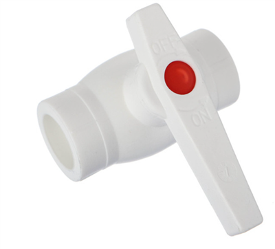 Válvula de esfera PPR com bola de aço